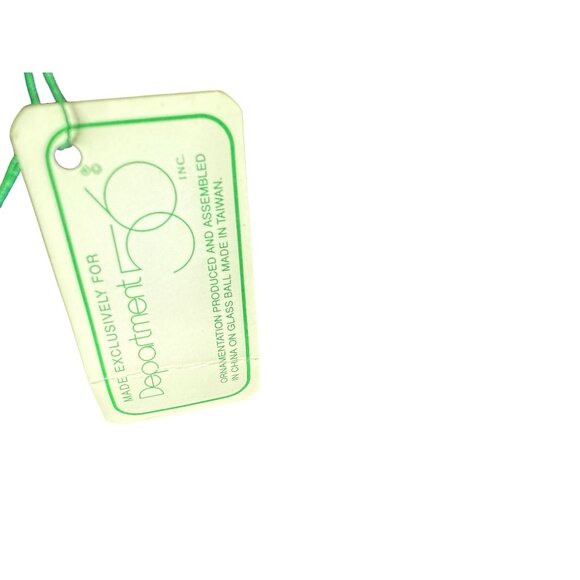 Dept. 56 Special Delivery Santa Noel 5” Figurine Blue Round Christmas Ornament - Picture 10 of 11